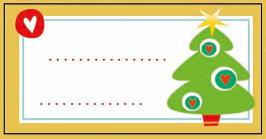 Segnapacco autoadesivo