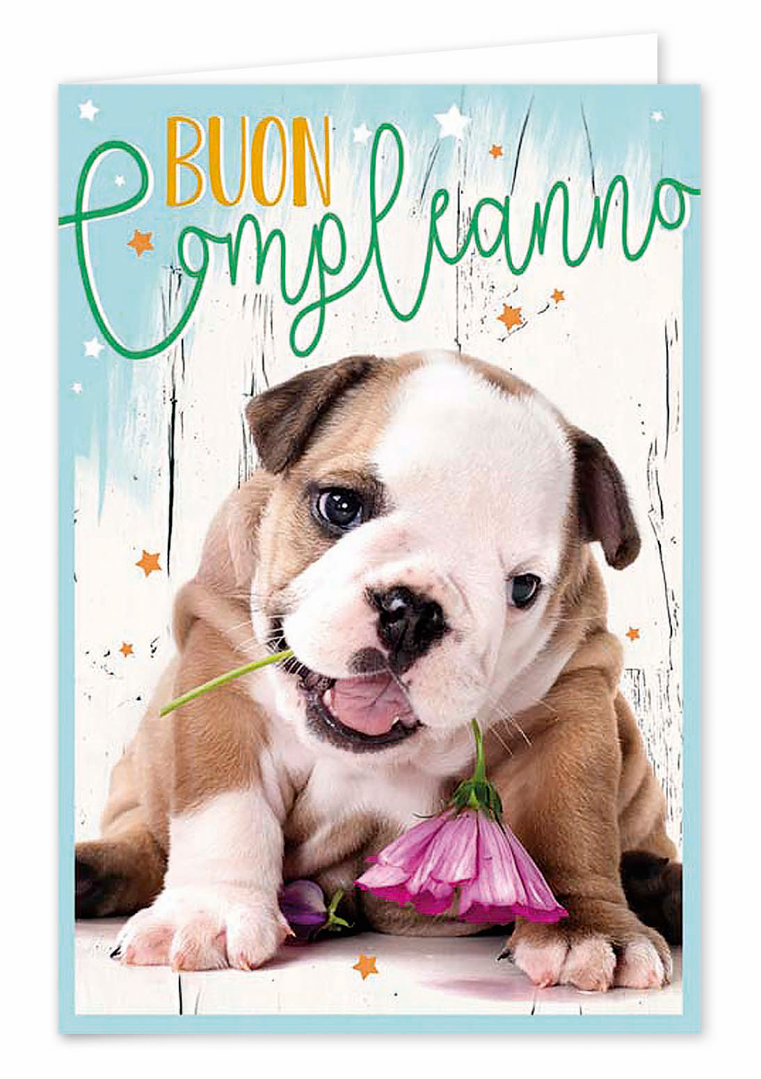 Biglietti buon compleanno cuccioli