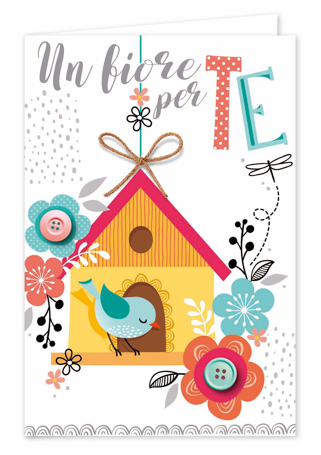 Biglietti buon compleanno fiori