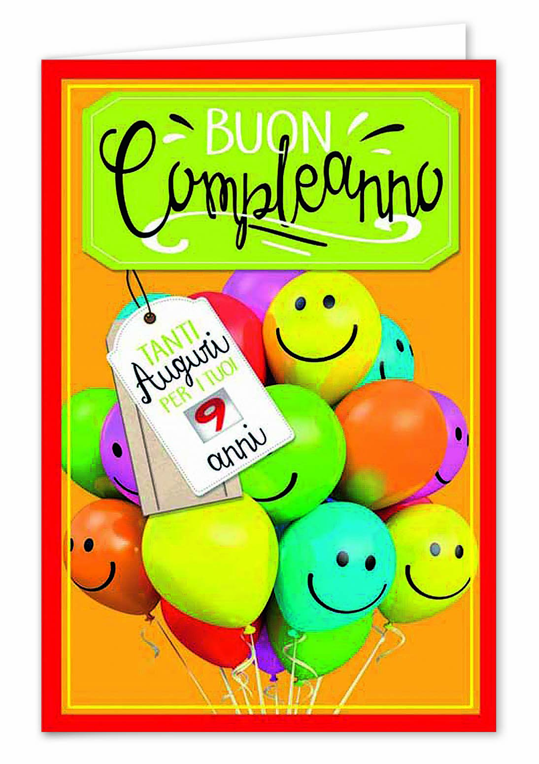 Biglietti buon compleanno torta con rotella