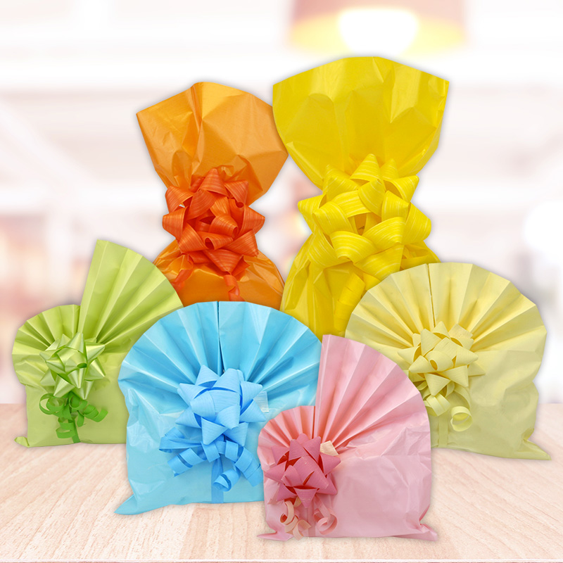 Buste ppl tinta unita perlata