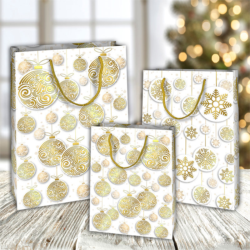 Shopper luxury white christmas